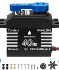 Waterproof RC Servo Controller With Beefy 40kg Torque Coreless Metal Gear Digital Servo For 1 By 8 And 1 By 10 RC Crawlers SCX10 TRX4