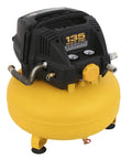 Pancake Portable Electric Oil Free Air Compressor With Two Couplers, 6 Gallon Tank, 135 PSI, Lightweight Home Garage Tool
