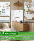 Modern kitchens with birch cabinets and furniture, showcasing Birch Edge Banding Veneer Tape 50 Ft Roll Three Quarters Inch Width