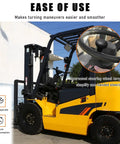 Steering Wheel Spinner Knob For Easy Turning Non Slip Power Handle For Forklifts Tractors Cars Boats And Other Vehicles Car Accessories That Boost Maneuverability Control And All Day Grippy Comfort installed on a forklift