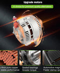 Ford E-150 E-250 E-350 Super Duty Alternator Replacement 2006 2007 2008 12V 150Amp With 6 Groove Pulley CW 23827 shown