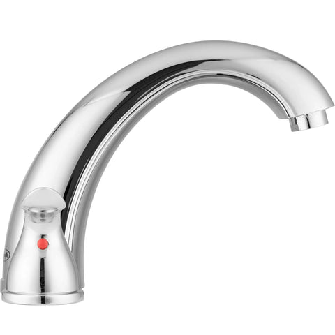 Elegant Widespread Roman Tub Faucet With Chrome Plated Finish Winged Two-Lever Handles For Quick Temp And Flow Control Aerated Stream