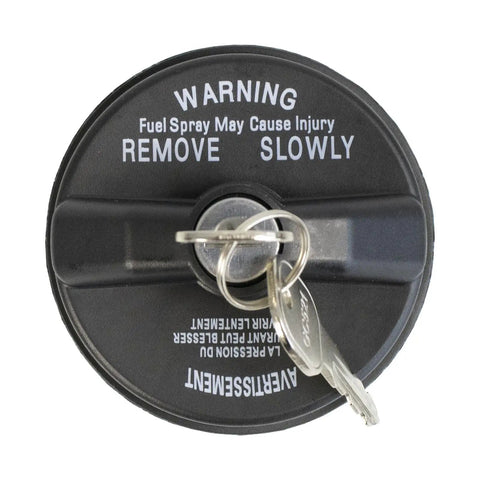 Locking Gas Cap For Jeep Dodge Chrysler Ram SUVs And Trucks With Keyed Lock 05278655AB 5278655AB top view with keys