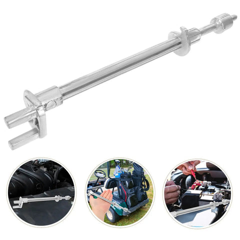 Front Inner And Outer Tie Rod End Kit Beefed Up Heavy Duty Silver Iron Construction for Golf Cart Steering Replacement