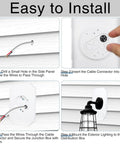Step-by-step installation guide for White 2 Pack Vinyl Siding Mounting Brackets With Built In Electrical Box for outdoor lighting.