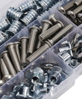 All In One Wood Fastening Kit With One Quarter Twenty Threaded Inserts Tee Nuts Bolts And Washers 40 Threaded Inserts