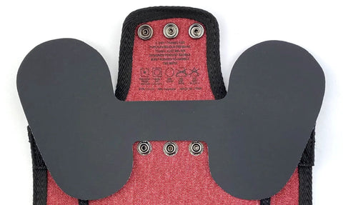 4 Pack Medium-Large Poultry Saddles With Adjustable Straps, Hen Protection Aprons In Burgundy, Breathable 14oz Canvas, Double Stitched
