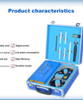 Pro Grade Paintless Dent Repair Kit For Auto Body, 1380W Portable Suitcase Magnetic Induction Dent Removal Tool in open blue case
