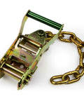 Heavy Duty Ratchet Buckle With 2 Inch Wide Handle And Chain Tail Four Pack For 3300 Pound Safe Working Load Strap Tensioning Gear Built Tough