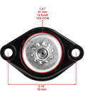 Beefed-Up Starter Motor For Mercury Outboard 8HP And 9.9HP 2005 To 2011, Fits Yamaha 15EL, top view of 10-tooth cog gear.