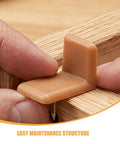 Installing 50 Pieces Tack On Drawer Glides Kit For Furniture L Shape Plastic Drawer Runners Replacement For Dresser Repair