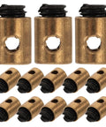 Clutch Line Core Clamp Kit, 20 Pcs Metal Throttle Cable Nipples, Universal Fit for Motorcycle and Scooter, Adjustable Hollow Core Design