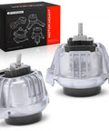 Set Of Two Heavy Duty Front Engine Motor Mounts Toss Out Those Weak Old Cushions For Bmw 128i 325i 328i 330i 335i straight design showing two mounts.