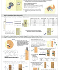 Installation guide for Barn Door Privacy Lock With Concealed Bolt And ADA Turn Square Rose, 3-1/2 Inch Backset, Adjustable Strike.