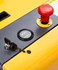 Control panel of Heavy Duty Counterbalanced Electric Stacker With 2200 Lbs Capacity And 98 Inch Lifting Height showing key switch and hour meter.