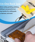 All In One Lapidary Saw Machine For Jewelry Making With 750W Power, Mini Table Rock Saw, Adjustable Speed, cutting beeswax