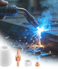 60 Piece PT31 Plasma Cutter Consumables Kit For PT31 JG40 LG40 Torches With Shield Cups Nozzles