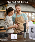 Pro Grade Sous Vide Cooker Immersion Circulator With Recipes, IPX7 Waterproof And Ultra Quiet 1100W, Fast Heating, Precise Temperature 0.1 Degree Celsius And 99.59 Hour Timer, Compact Stainless Steel Design For Effortless Chef Level Results, box and accessories