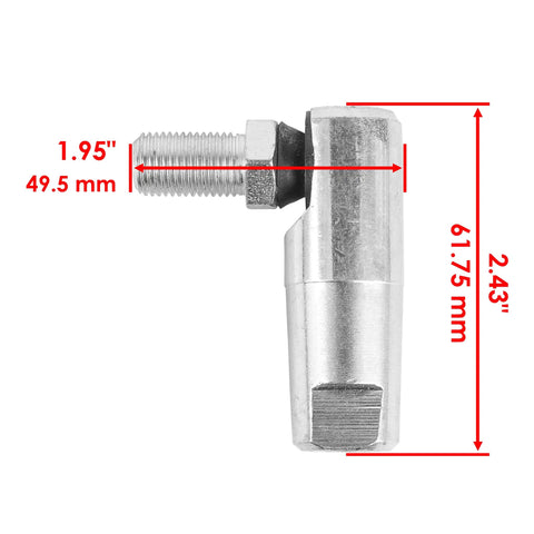 Steering Drag Link Kit With Tie Rod End For John Deere Tractors GT242 GT262 GT275 LX172 LX173 LX176 LX178 LX186 LX188 AM116873 Compatible With Early Serial Numbers 045000 And 110000, 2.43 in