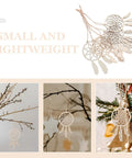 DIY Dream Catcher Kit With 50 Unfinished Wood Ornaments For Dope Boho Wall Hangings Make Your Own Rustic Dream Catchers For Bedroom Or Dorm Decor Easy Craft Supplies For Creative Home Decor Projects, small lightweight wooden ornaments