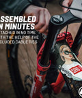 Front Big Bike Fender For Face Protection And Fork Shield Keeps You Clean And Dry On Enduro Trail All Mountain Cross Country Freeride Downhill And E Bike Rides Award Winning German Design attached to bike fork