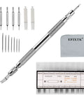 Pro Grade Spring Bar Tool Set For Watch Bands With 6 Extra Tips And 72 Pins, Easy Strap Removal And Repair Kit With Tweezers