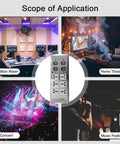 Kill The Hiss For Good With This Advanced Audio Video Power Purifier And Line Conditioner in a home theater and concert setting.