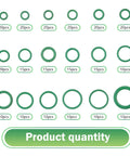 270 Piece Car AC Seal Gasket O Ring Kit With 18 Sizes Nitrile Rubber For Oil Gas Water High Temperature Durable O Rings Set Display.