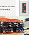 15 Piece Speaker Spring Terminal Clips 12 Way Push Release Connectors for audio wiring terminal strip block