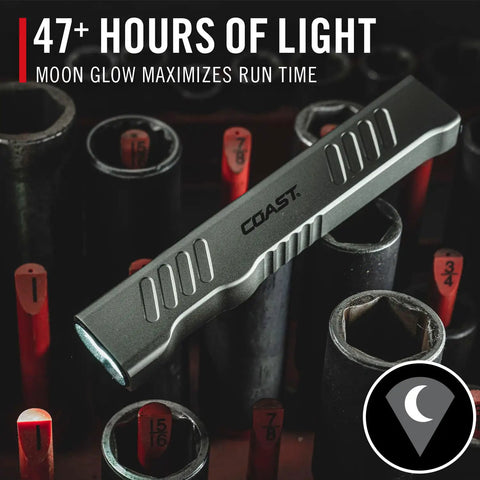 1000 Lumen USB C Rechargeable LED Flashlight With Red Mode Dual Spotlight And Flood Beam Five Modes MoonGlow Memory Function