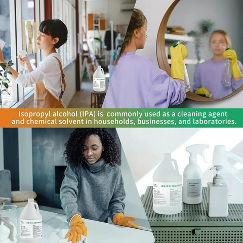 Highly Pure 99 Percent Isopropyl Alcohol IPA USP Grade One Gallon Bottle For Cleaning Degreasing Disinfecting And Lab Or Industrial Use