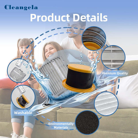 Replacement Filter For Hoover MaxLife Elite Upright Vacuums UH75150 UH75110 UH75100 UH75240 UH75140 product features infographic