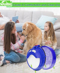 Family with dog on sofa, Replacement Filter Kit For Dyson DC25 Vacuum Ball Series with Washable Pre Motor Filter and HEPA