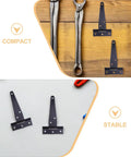Heavy Duty T-Shaped Iron Door Hinges With Screws For Garden Gates And Big Cabinets, wear-resistant against tools
