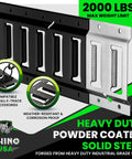 Heavy Duty 18 Piece E Track Rail Tie Down Kit With Accessories Includes 4 Rails 5 Foot E Track System 2 Ratchet Straps 4 Rope Tie Offs And 8 O Ring Anchors Lifetime Warranty For Trailers And Cargo showing steel construction and compatibility