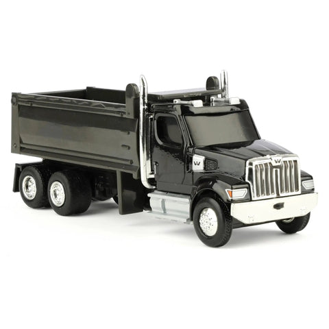 Western Star One Sixty Four Scale Die Cast Dump Truck Collect N Play Loose Pack With Free Rolling Wheels and Raiseable Bed