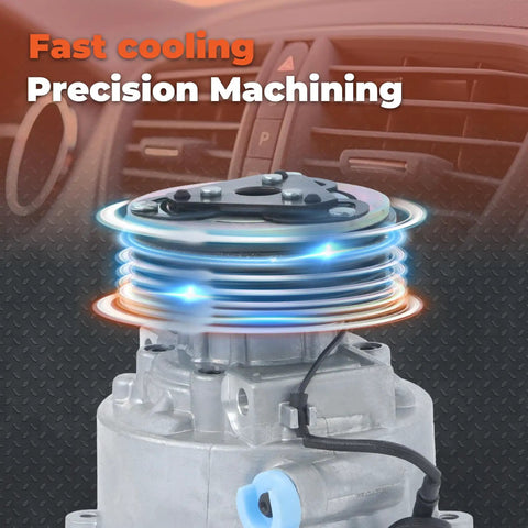 AC Compressor Clutch Replacement CO 29091C For Mitsubishi Lancer Outlander with fast cooling and precision machining
