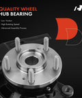 Front Right Steering Knuckle And Wheel Bearing Hub Assembly For Hyundai Sonata 2011 2.0L With Sport Suspension Passenger Side