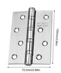 Slick Soft Close Cabinet Hinge With Self Closing Tech Flush Overlay And Variable Overlay Sub Door Fit 72.5mm x 100mm stainless steel hinge