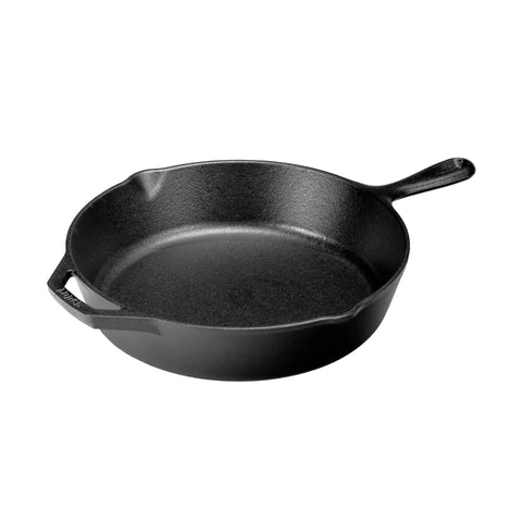 All American Cast Iron Skillet 10.25 Inch Pre Seasoned Frying Pan With Teardrop Handle for Oven Stovetop Grill Campfire Use