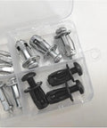 Heavy Duty Expansion Nut Kit For M4 M5 M6 Petal Jack Rivet Nuts With Durable Metal Build, Easy Install, screw-in fasteners in clear case