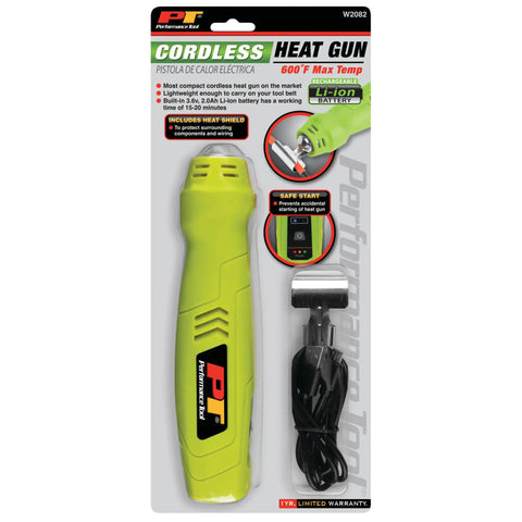 Ultra Compact Cordless Heat Gun Rechargeable 600 Degrees Fahrenheit Max Heat In Seconds So Quick For Vinyl Wrap Shrink Tool