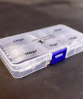 Archery Shatterproof Field Points Test Kit With 75 Grain, 100 Grain, 125 Grain, 150 Grain, And 175 Grain In A 15 Piece Set