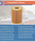 Mercedes Benz 2 Pack Oil Filter Compatible With Freightliner Jeep Dodge Vehicles E350 GL350 ML350 R350 S350 Sprinter Filter