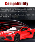 4 Piece Rock Solid Billet Aluminum Floor Jack Lift Adapters For Corvette C5 C6 C7 C8 Z06 Zr1 Grand Sport And Porsche 911 Boxster Cayman compatibility information.