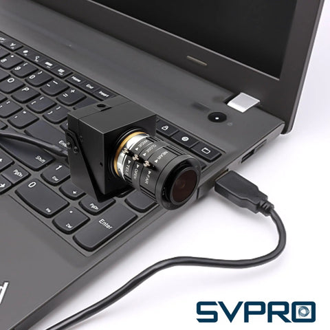 1080P USB Camera Starlight Low Light Webcam With Zoom Lens 3.6 To 10 Millimeter installed on laptop