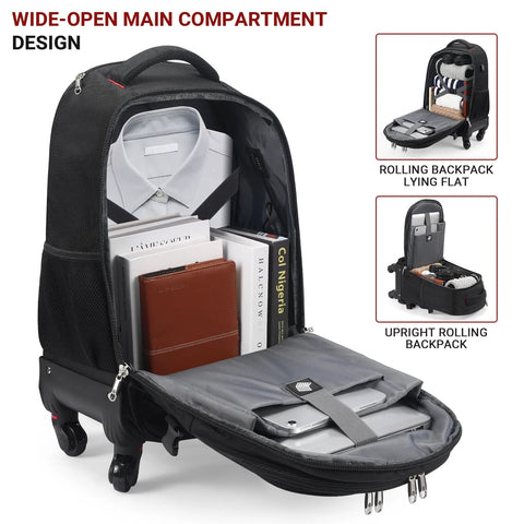 4 wheel travel backpack Osprey Two Ways to Carry Underseat Rolling Backpack 15.6 Laptop