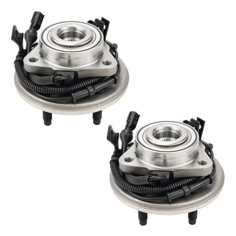 2 Pack Front Wheel Bearing And Hub Assembly Replacement For 2006 2010 Ford Explorer, 2007 2010 Explorer Sport Trac, Mercury Mountaineer