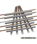 7 Inch Gutter Screws Kit With Stainless Steel Ferrule For 5 Inch Roof Gutters White 10 Pack Rain Gutter Nails And Spacers