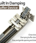 Beefy Heavy Duty Sliding Cabinet Door Hinge Handles Up To 17.6 Lbs with damping buffer device visible